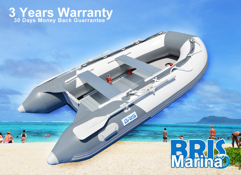 BRIS 9.8 ft Inflatable Boat Inflatable Dinghy Boat Yacht Tender Fishing